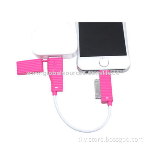 Factory Price 3-in-1 Keychain USB Data Cable for iPad/Mini/4